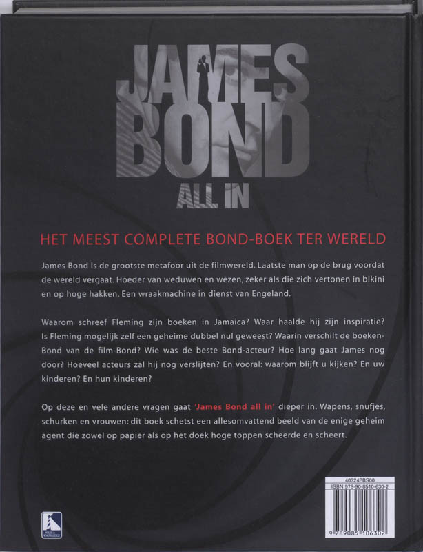 De James Bond All In achterkant