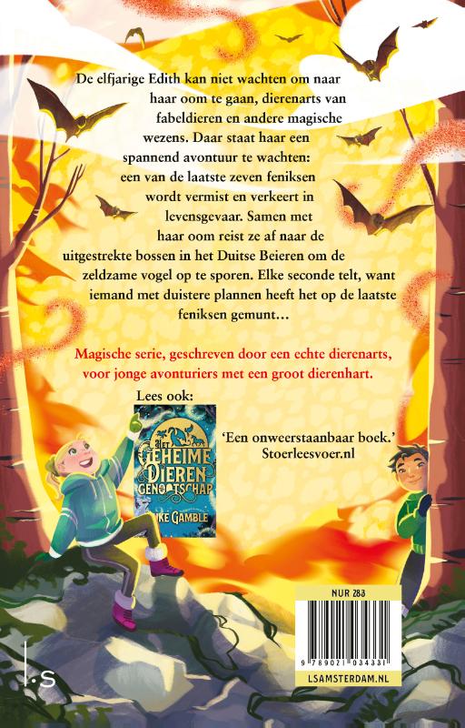 De vergeten Feniks / Het geheime dierengenootschap / 2 achterkant