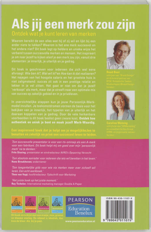Als Jij Een Merk Zou Zijn achterkant