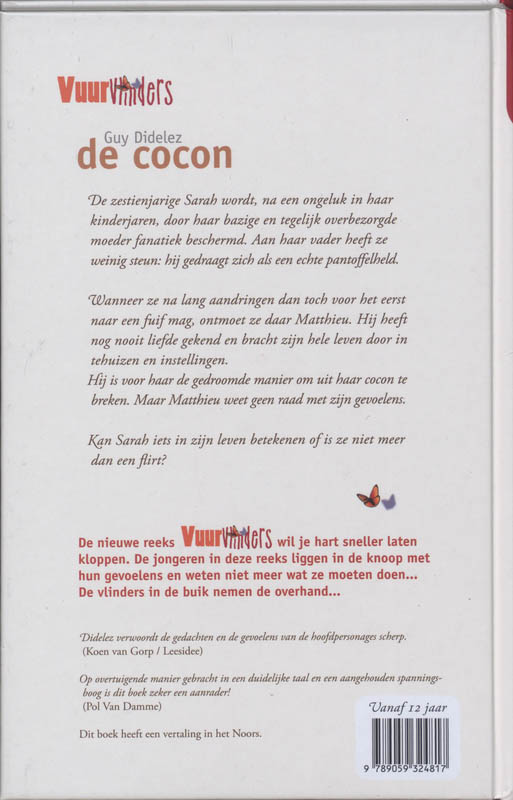 Vuurvlinders - De Cocon achterkant