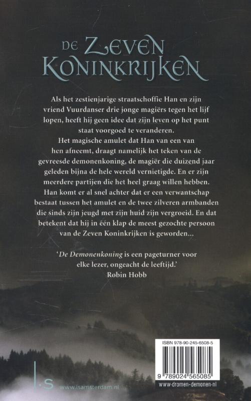 De Demonenkoning / De Zeven Koninkrijken / 1 achterkant