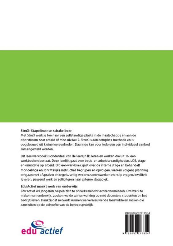 Ik, leren en werken / 2 / StruX achterkant