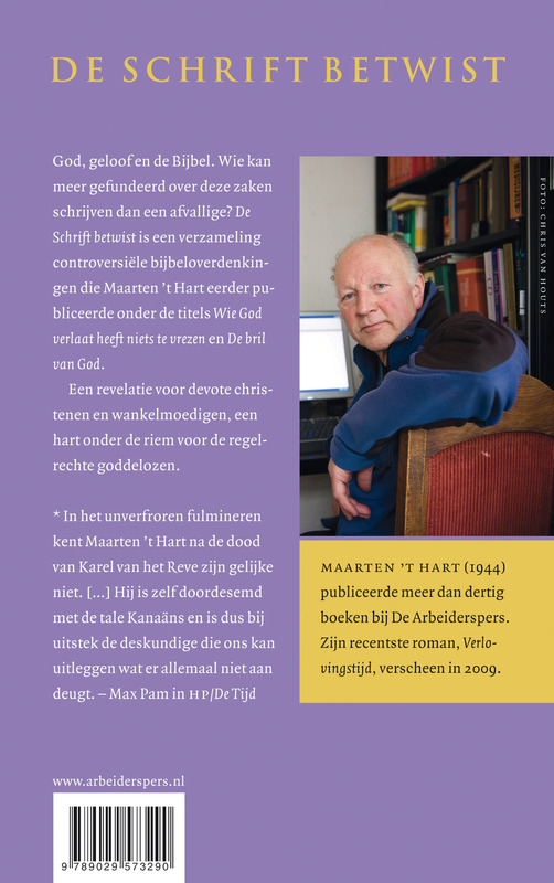 De Schrift betwist achterkant