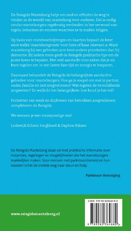 Reisgids Mantelzorg achterkant