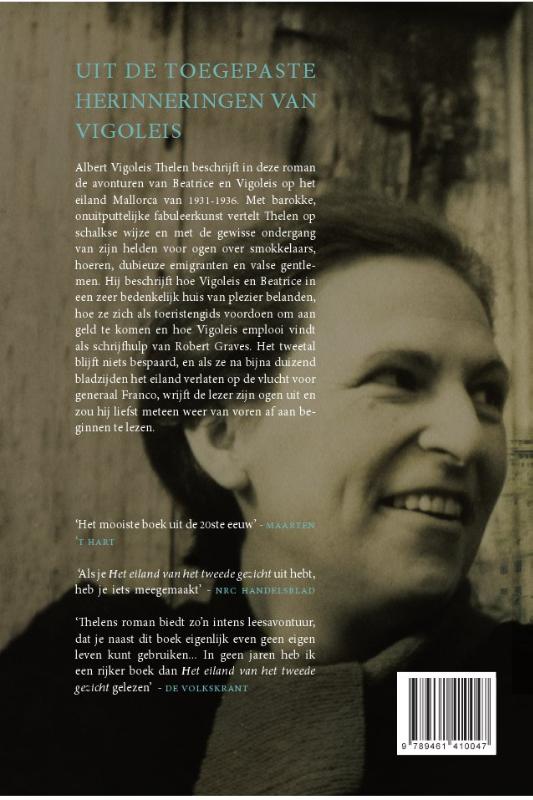 Het eiland van het tweede gezicht achterkant