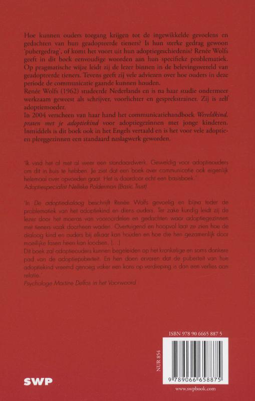 De adoptiedialoog achterkant