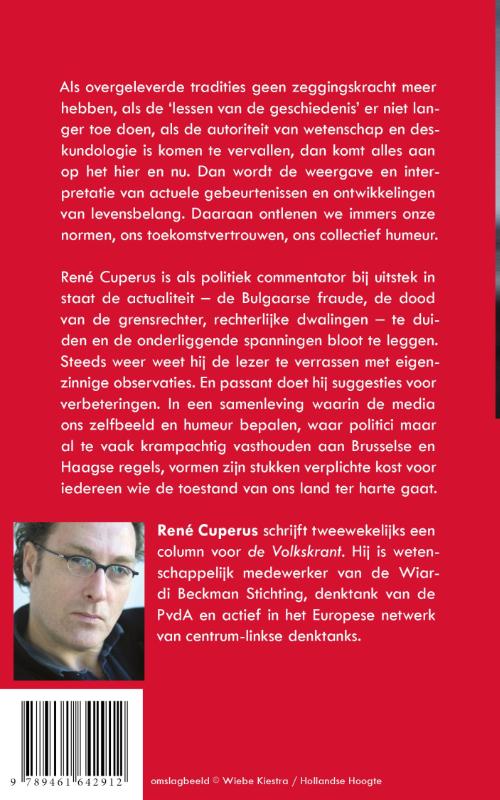 Het humeur van Nederland achterkant