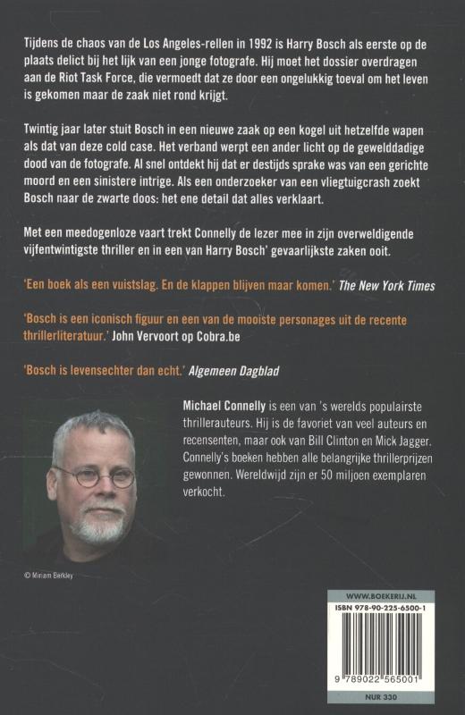 De zwarte doos / Harry Bosch / 15 achterkant