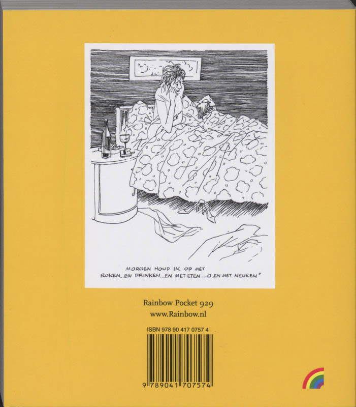 Rainbow pocketboeken 929 - Roken neuken drinken achterkant