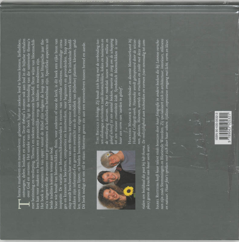 Bloemen geven zin achterkant