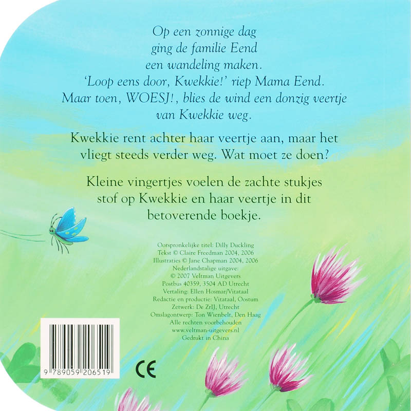 Kwekkie Het Jonge Eendje achterkant