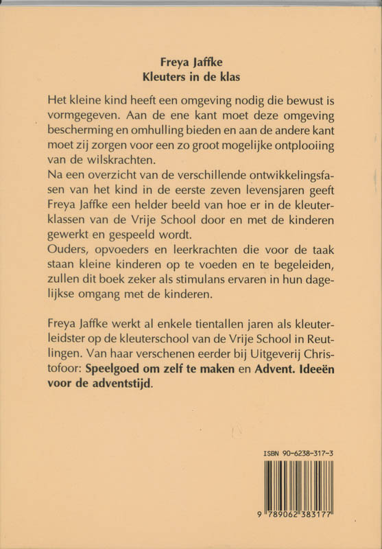 Kleuters in de klas achterkant
