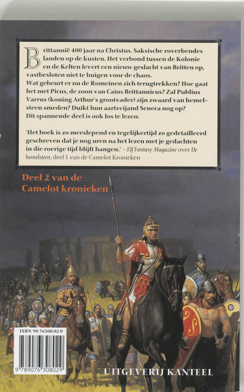 Het zingende zwaard / De Camelot kronieken / 2 achterkant