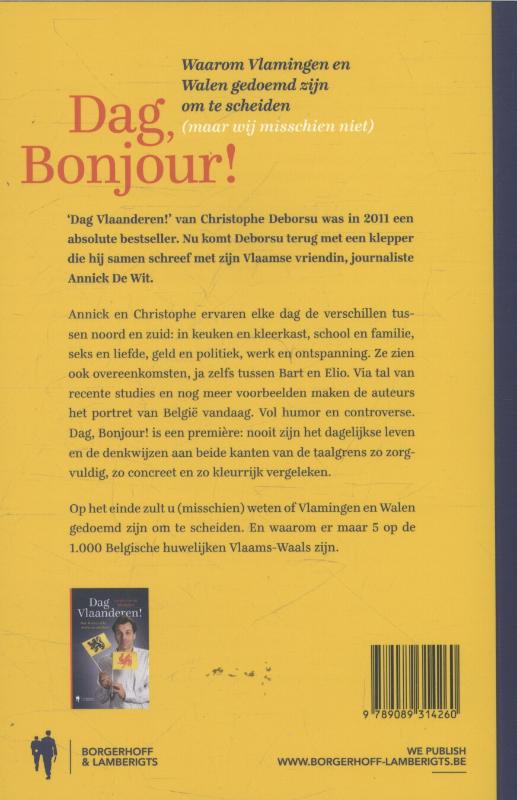 Dag / Bonjour! achterkant