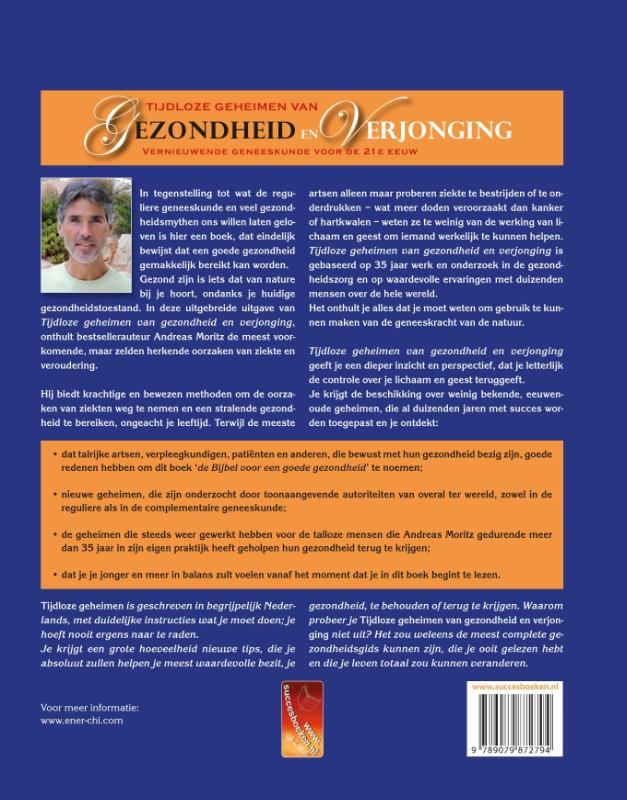 Tijdloze geheimen van gezondheid en verjonging achterkant