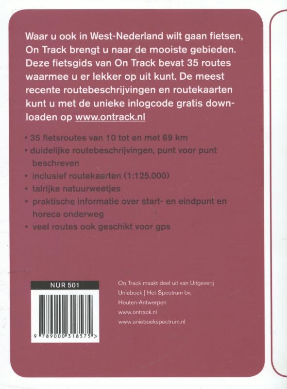 On Track - West Nederland achterkant