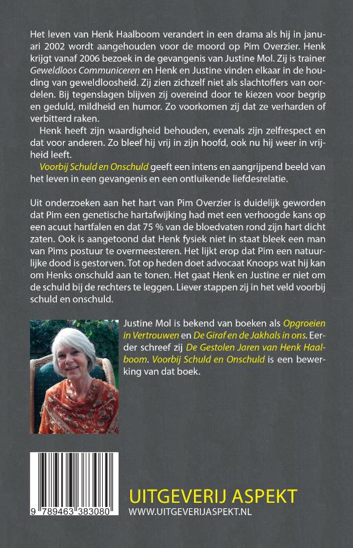 Voorbij schuld en onschuld achterkant