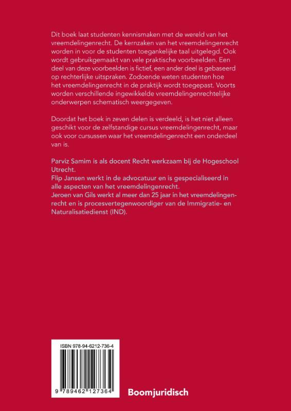 Vreemdelingenrecht begrepen / Recht begrepen achterkant