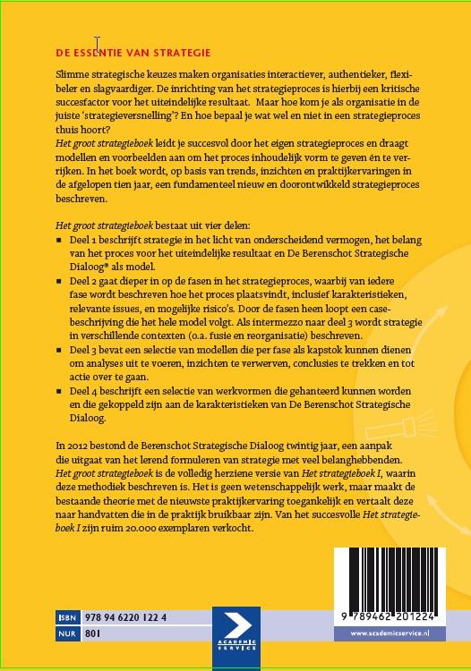 Het groot strategieboek achterkant