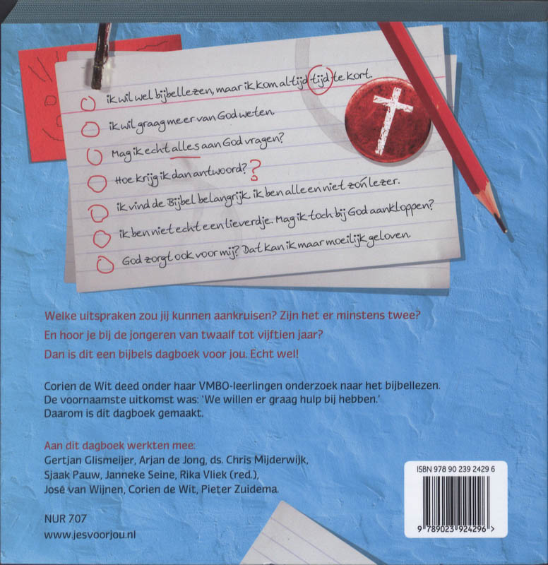 Duidelijk God achterkant