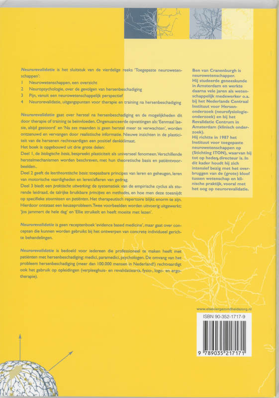 Neurorevalidatie / Toegepaste neurowetenschappen / 4 achterkant