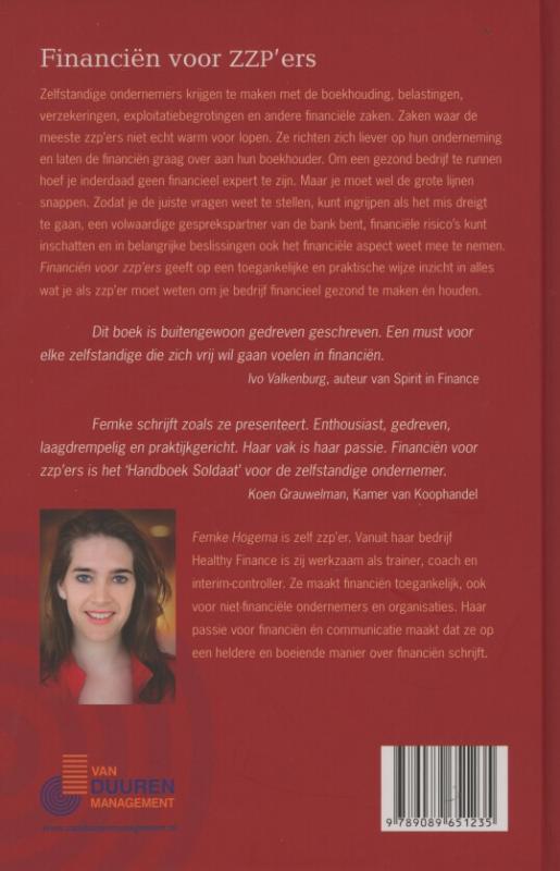 Financien voor zzp'ers achterkant