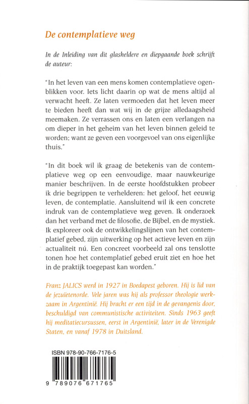 De contemplatieve weg achterkant
