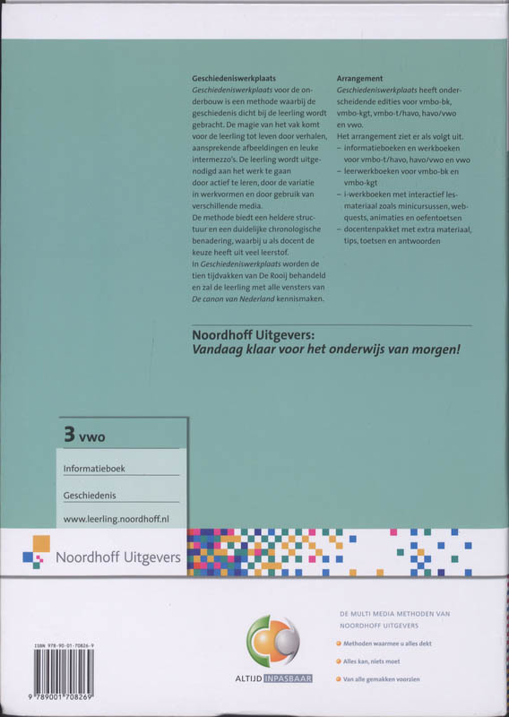 3 vwo Geschiedeniswerkplaats Informatieboek achterkant