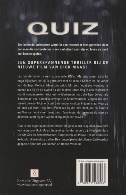 Quiz achterkant