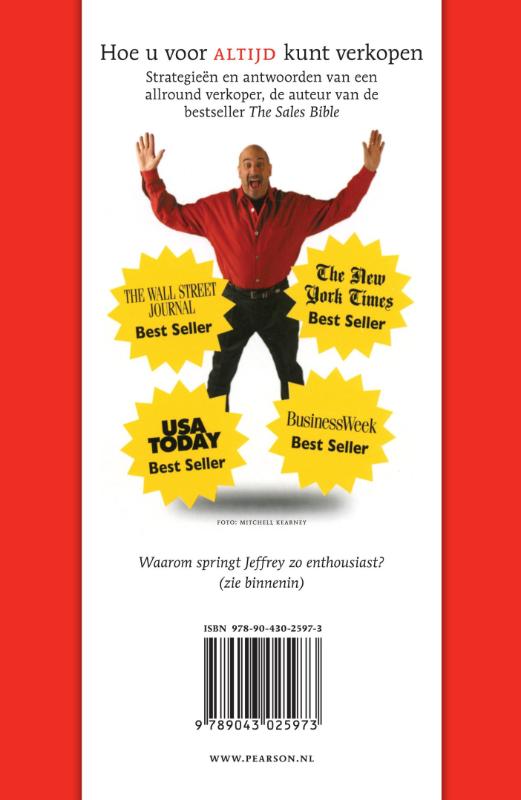 Het rode boekje voor verkopers achterkant