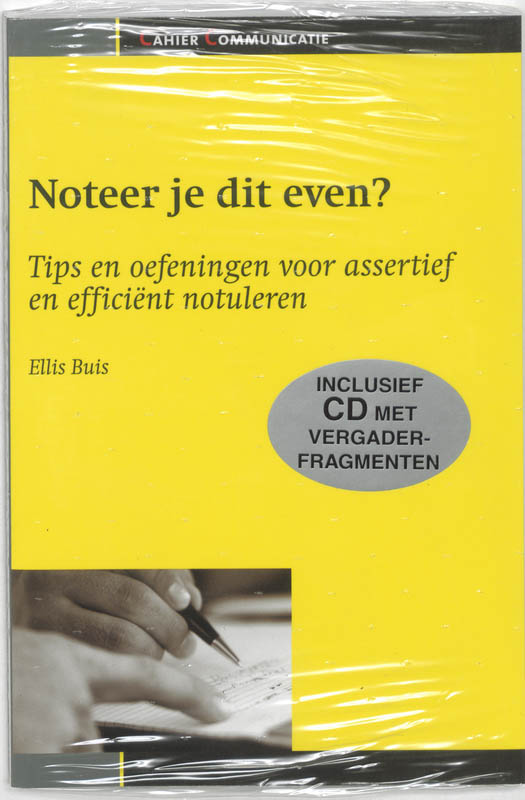 Cahier Communicatie - Noteer je dit even?