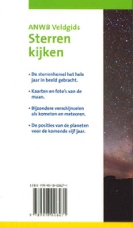 Sterren Kijken / ANWB verrekijker achterkant