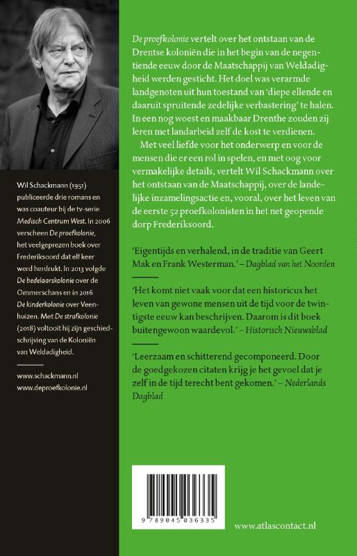 De proefkolonie achterkant