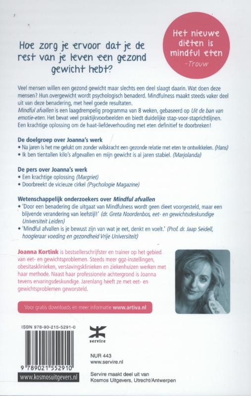 Mindful afvallen achterkant