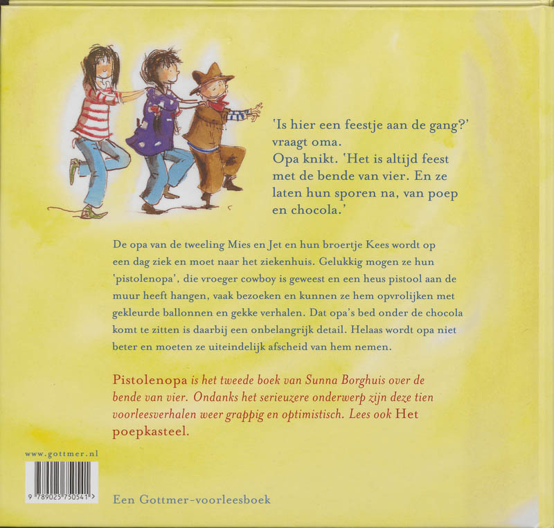 Pistolenopa En Andere Voorleesverhalen Over De Bende Van Vier achterkant