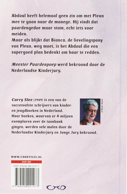 Meester Paardenpoep Met Gratis Luisterboek achterkant