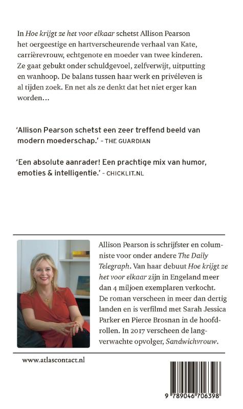 Hoe krijgt ze het voor elkaar achterkant