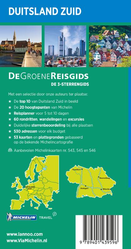 De Groene Reisgids  -   Duitsland Zuid achterkant