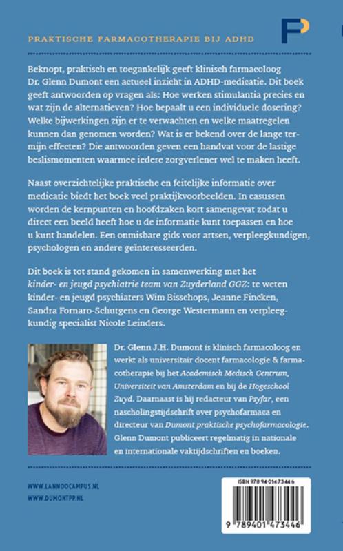 Praktische farmacotherapie bij ADHD achterkant