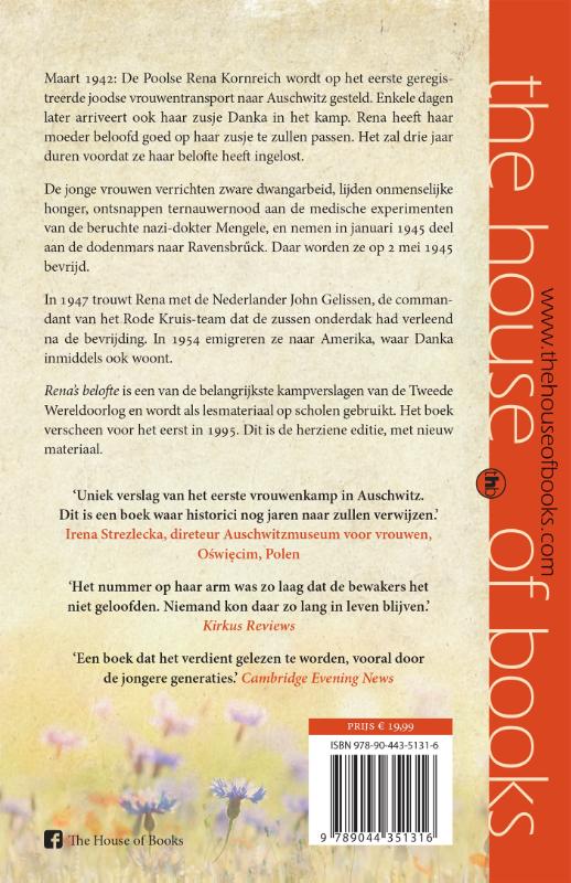 Rena's belofte achterkant