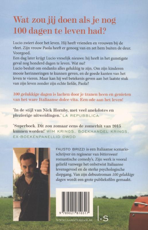 100 gelukkige dagen achterkant