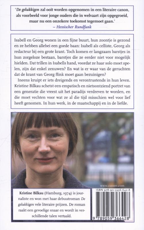 De gelukkigen achterkant