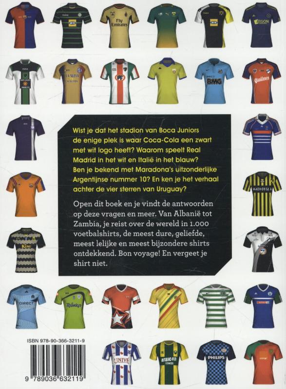 1000 Voetbalshirts achterkant