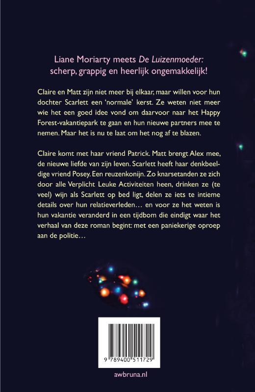 De vakantie achterkant