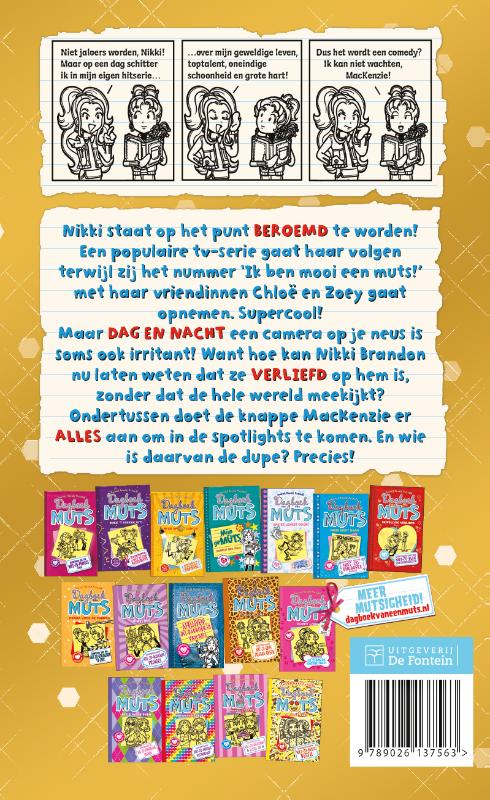 Dagboek van een muts 7 / Drama voor de camera achterkant