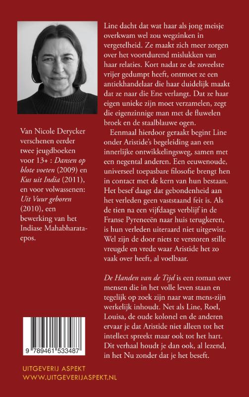 De handen van de tijd achterkant