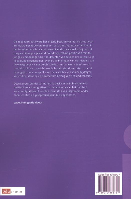 Instituut voor Immigratierecht 8 -   Het kind in het immigratierecht achterkant