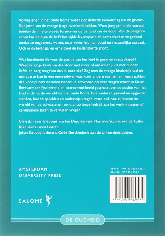 Kleine romeinen / Oudheid achterkant