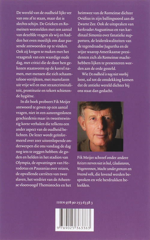 De oudheid is nog niet voorbij achterkant