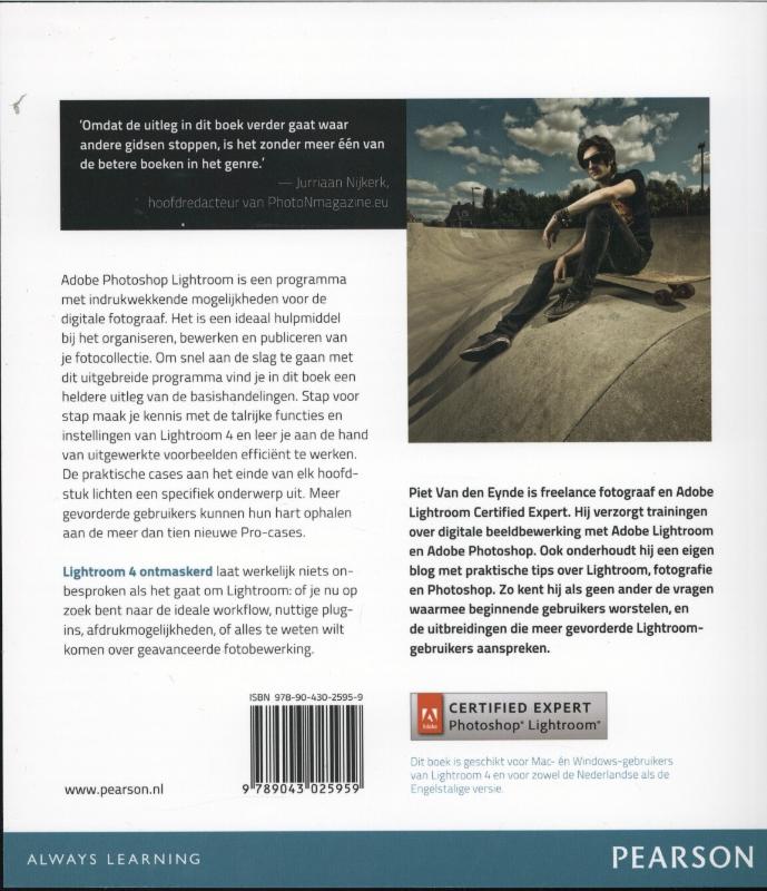 Lightroom 4 ontmaskerd achterkant